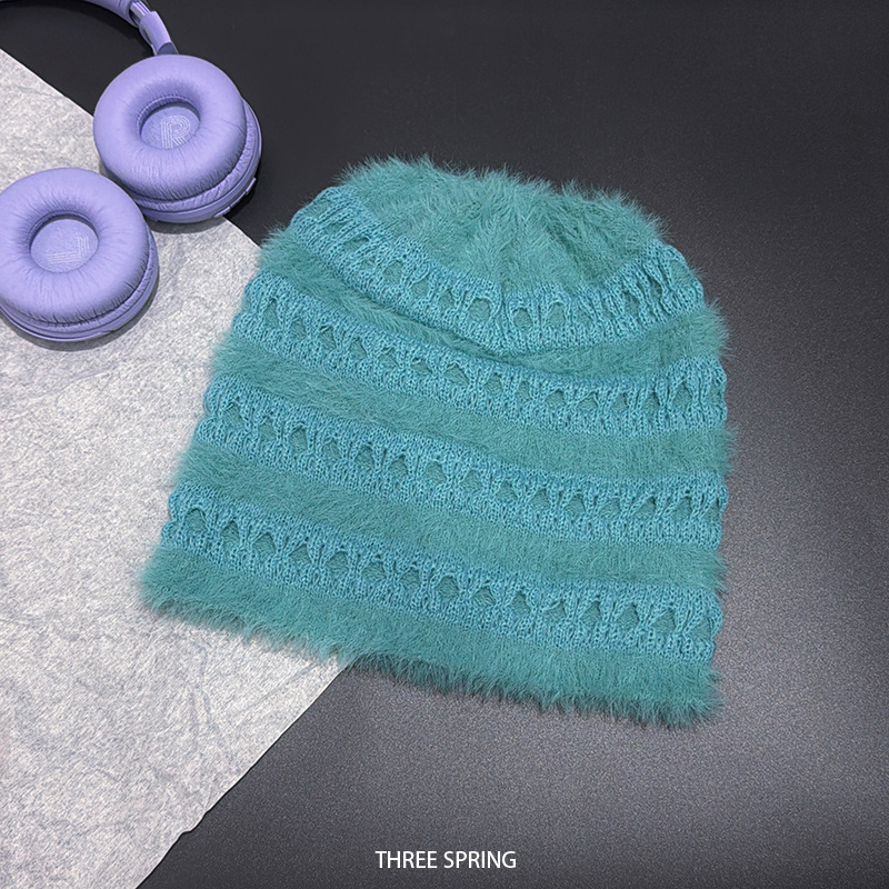 New Korean Style Candy‑Color F - Beanie Cuffed Knit recension och pris