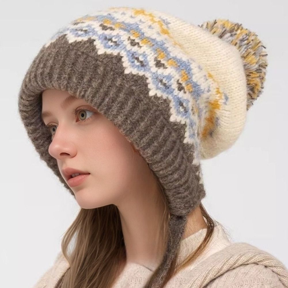 Fashion Pompom Warm Hat Windpr - Winter Trapper Hat recension och pris