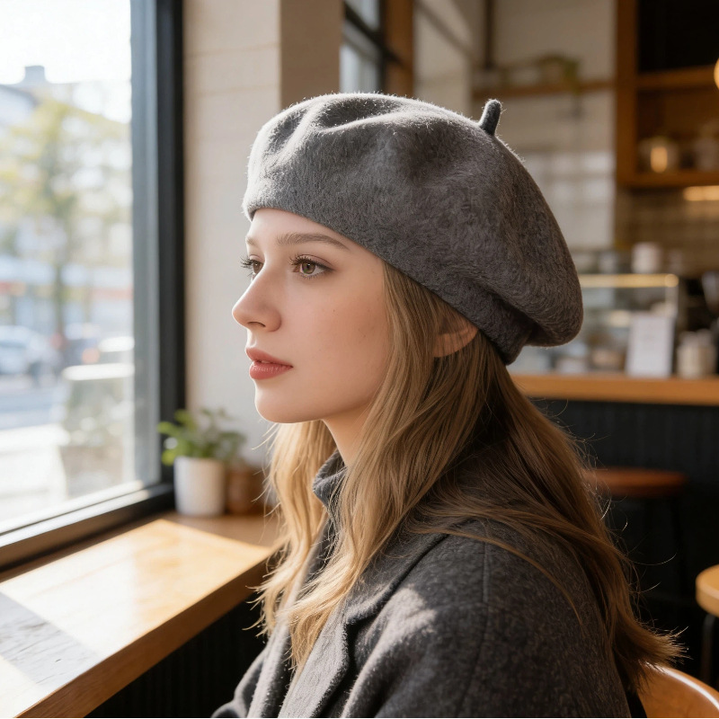 Women Classic Wool Beret Hat S - Beret French Wool recension och pris