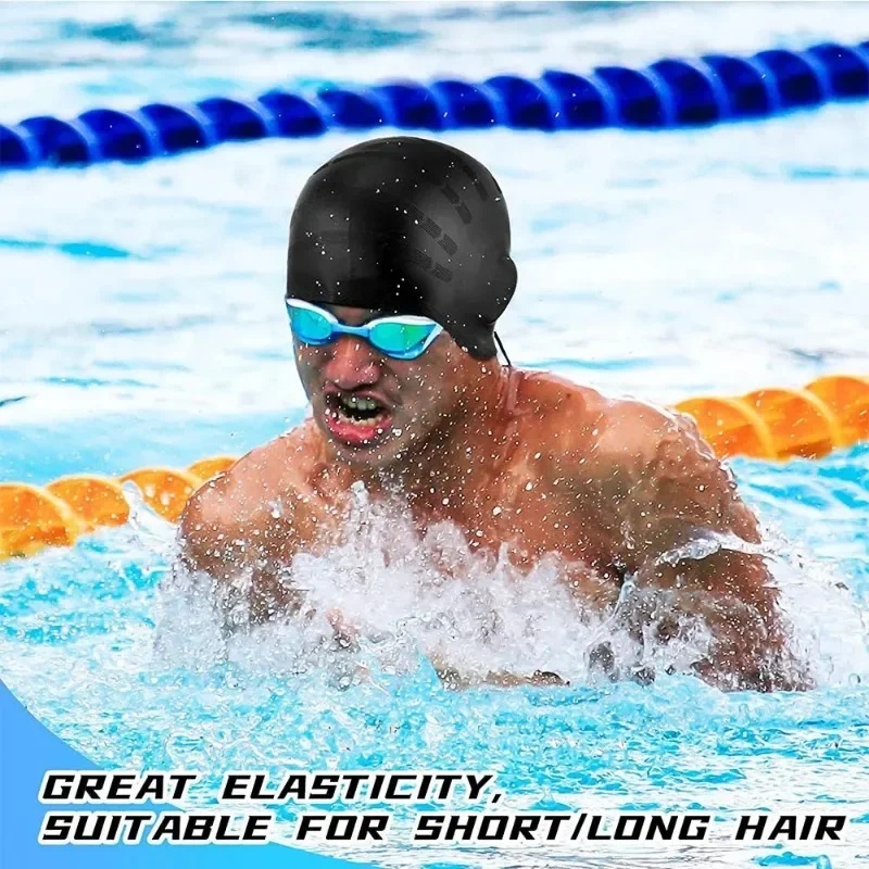 Silicone Swimming Cap for Men  - Swim Hat Silicone recension och pris
