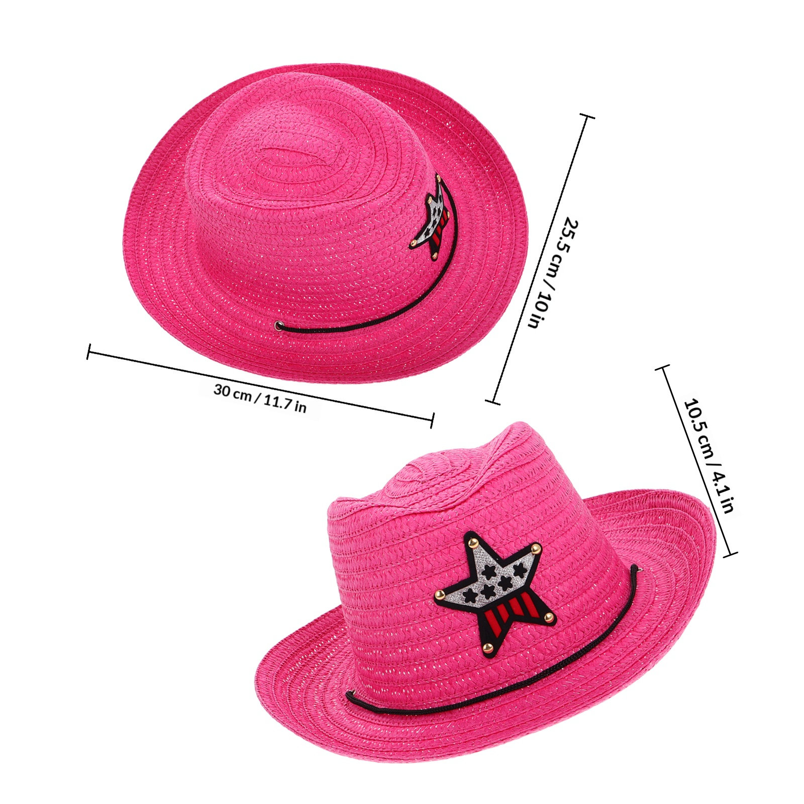 Children Cowboy Hat Western St - Cowboy Hat Straw recension och pris