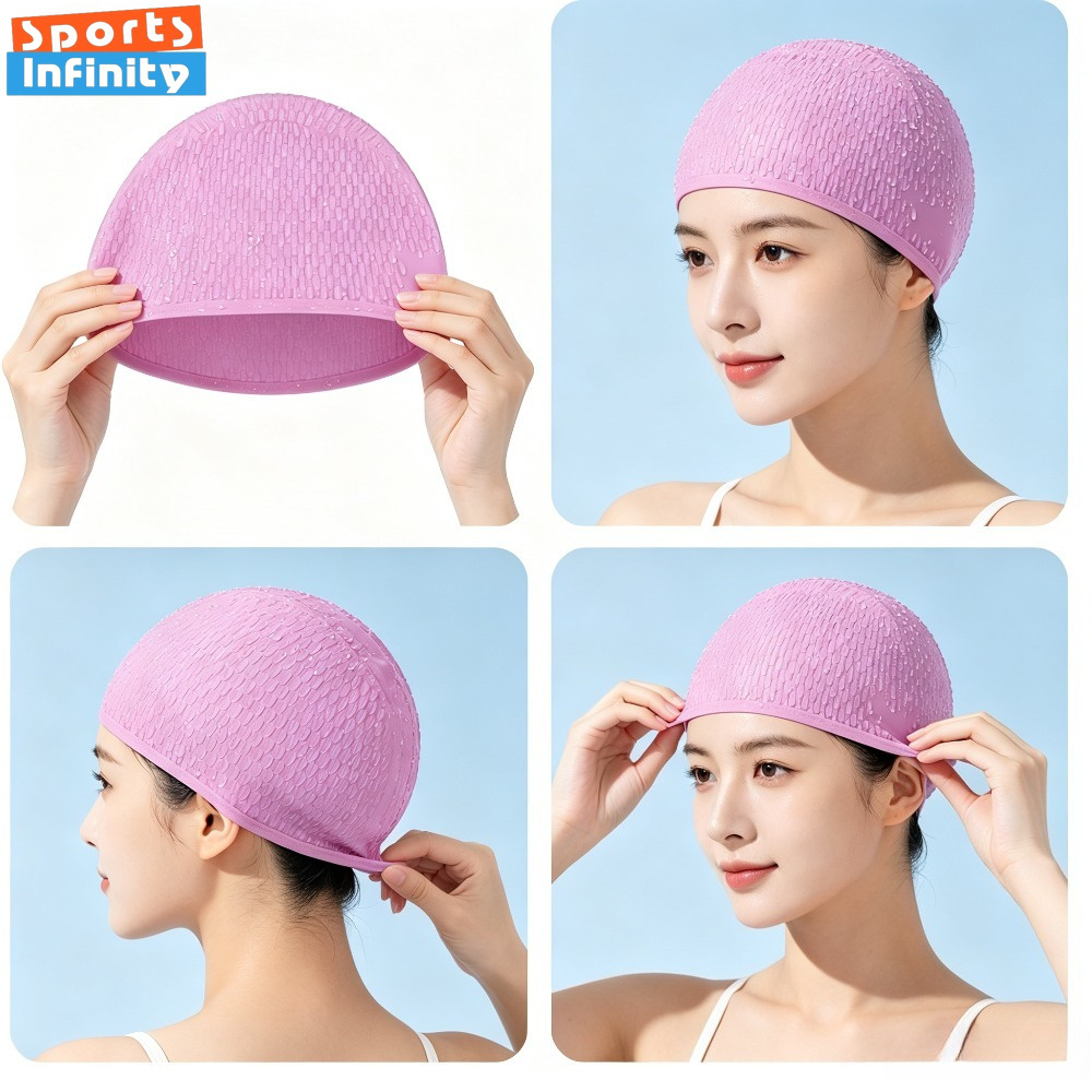 Adult Silicone Swim Cap for Wo - Swim Hat Silicone recension och pris