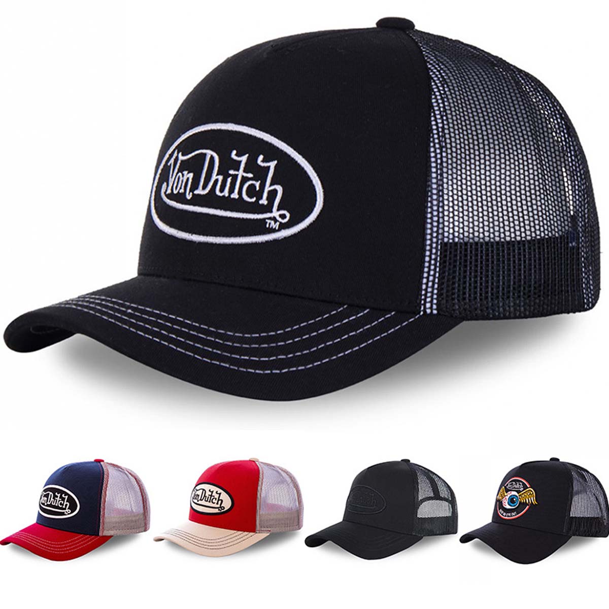 1PC Casual Fashion VON Basebal - Trucker Cap Mesh recension och pris